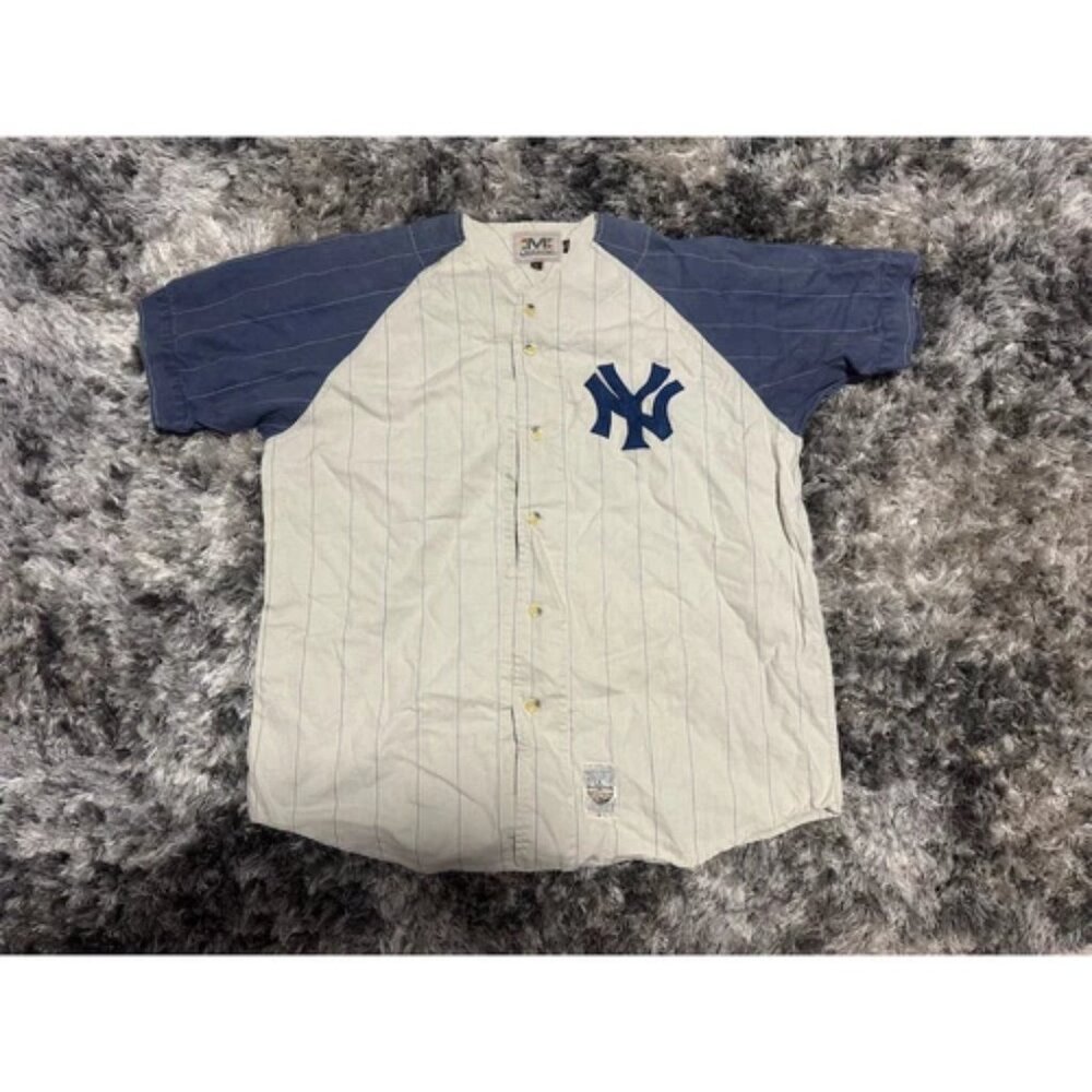 Vintage New York Yankees Mickey Mantle Jersey Blue Size L Unisex‎ Adult